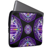 Lila W3 Laptopschutzhülle (Vorne Rechts)