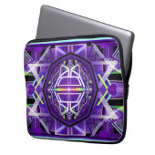 Lila W3 Laptopschutzhülle (Vorderseite Links)