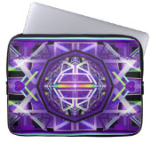 Lila W3 Laptopschutzhülle (Vorderseite)