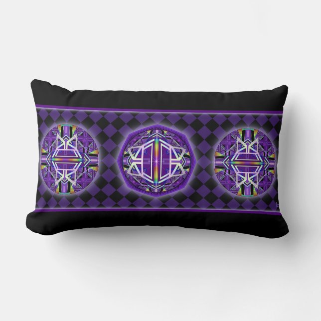 Lila W3 Lendenkissen (Vorderseite)