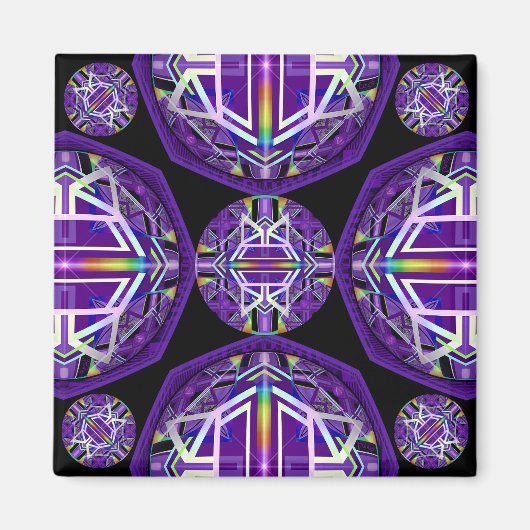 Lila W3 Magnet (Vorne)