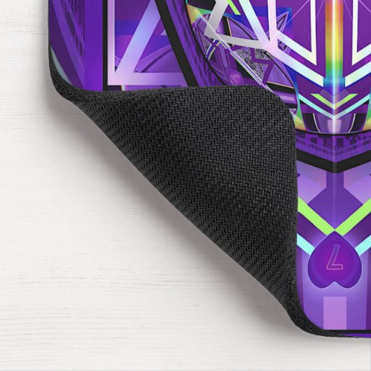 Lila W3 Mousepad (Ecke)