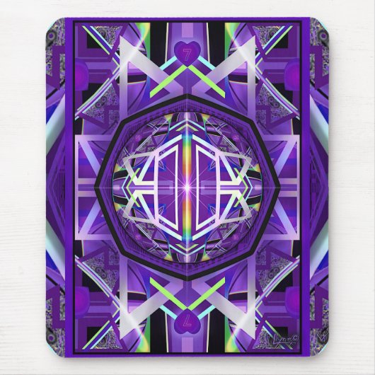 Lila W3 Mousepad (Vorne)