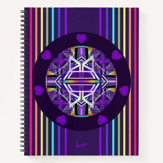 Lila W3-Notebook Notizblock (Vorderseite)