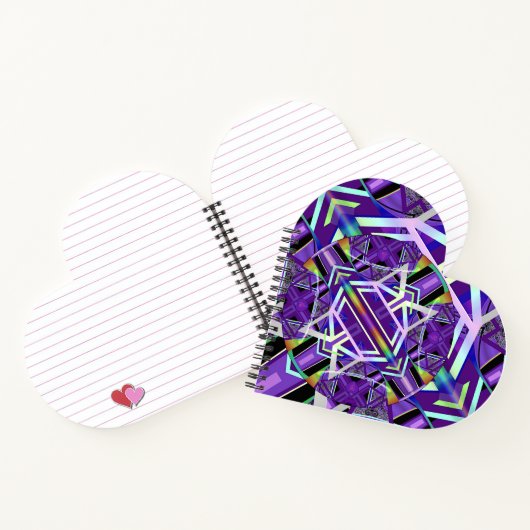 Lila W3-Notebook Notizblock (Innenseite)