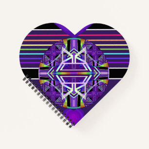 Lila W3-Notebook Notizblock