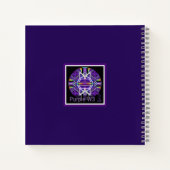 Lila W3-Notebook Notizblock (Rückseite)