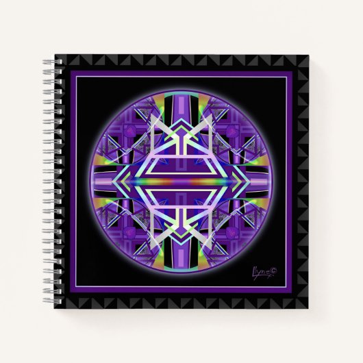 Lila W3-Notebook Notizblock (Vorderseite)