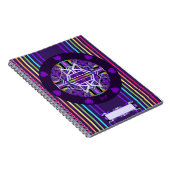 Lila W3-Notebook Notizblock (Rechte Seite)