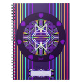 Lila W3-Notebook Notizblock (Vorderseite)