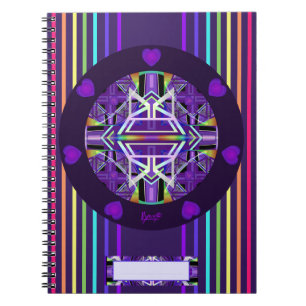 Lila W3-Notebook Notizblock