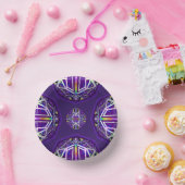 Lila W3 Pappteller (Party)