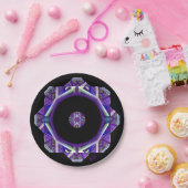 Lila W3 Pappteller (Party)