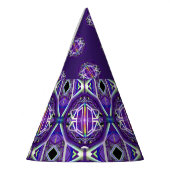 Lila W3 Partyhütchen (Links)