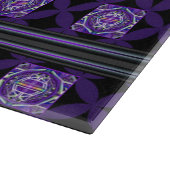 Lila W3-Schneidboard Schneidebrett (Ecke)