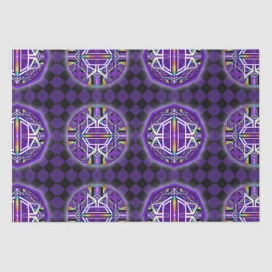 Lila W3 Seidenpapier (Vorderseite)