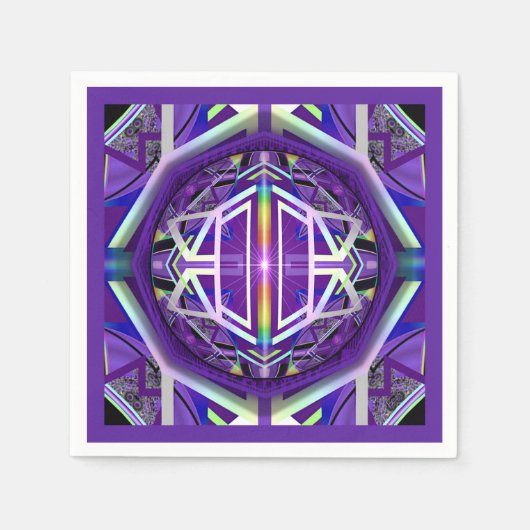 Lila W3 Serviette (Vorderseite)