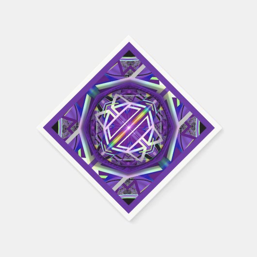 Lila W3 Serviette (Ecke)