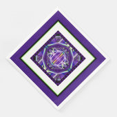 Lila W3 Serviette (Ecke)