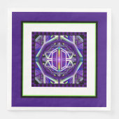 Lila W3 Serviette (Vorderseite)