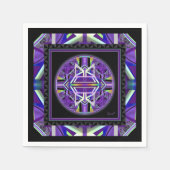 Lila W3 Serviette (Vorderseite)