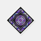 Lila W3 Serviette (Ecke)