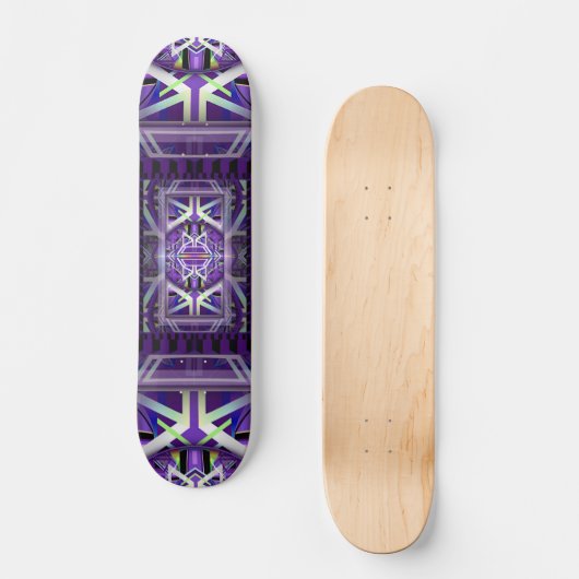 lila W3 Skateboard (Vorderseite)