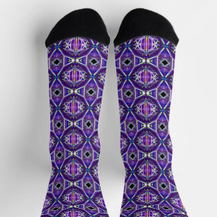 Lila W3 Socken