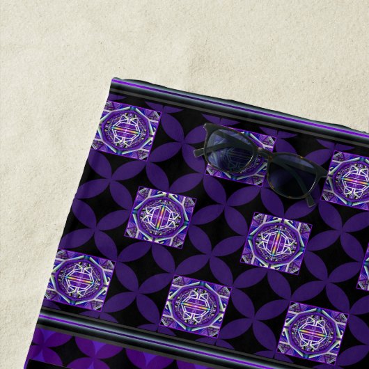 Lila W3 Strandtuch (Beispiel)