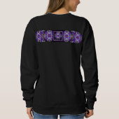 Lila W3 Sweatshirt (Rückseite)