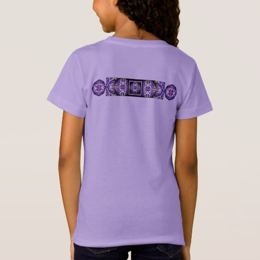 Lila W3 T-Shirt (Rückseite)