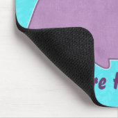 Lila Wal Mousepad (Ecke)