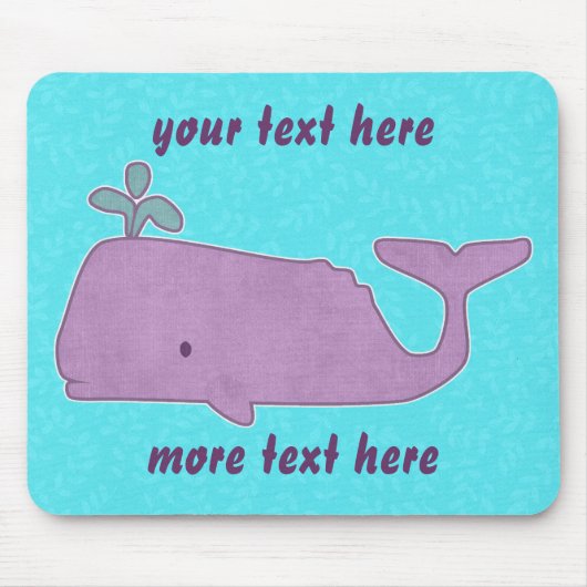 Lila Wal Mousepad (Vorne)