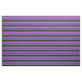 Lila, waldgrüne und schwarze Linien Stoff (Fat Quarter (45,7 x 55,9 cm))
