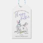 Lila Waldtiere Geschenkanhänger (Vorderseite)