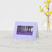 lila Waldzensur-Karten Karte (Gelbe Blume)