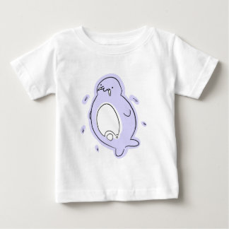 Lila Walrus Baby T-shirt