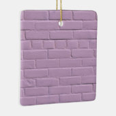 Lila Wand aus weichem Pastell Keramikornament (Rechts)