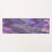 Lila Wärmewellen Yogamatte (Rückseite (Horizontal))