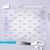 Lila Wash-Papier für benutzerdefinierte Textfelder Seidenpapier (Handwerk)