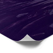Lila Wasser Blauer Mond Poster (Ecke)