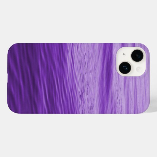 Lila Wasser Case-Mate iPhone Hülle (Rückseite (Horizontal))