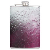 lila Wasser Flachmann (Vorderseite)