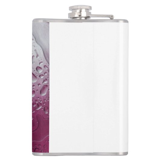lila Wasser Flachmann (Rückseite)