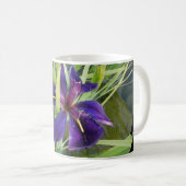 Lila Wasser-Iris Kaffeetasse (VorderseiteRechts)
