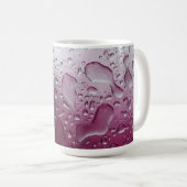 lila Wasser Kaffeetasse (VorderseiteRechts)