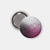 lila Wasser Magnet (Vorderseite/Rückseite)