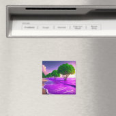 Lila Wasser Magnet (In Situ (Geschirrspüler))