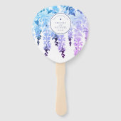 Lila Wasserbad Lido di Lugano Fächer (Rückseite)