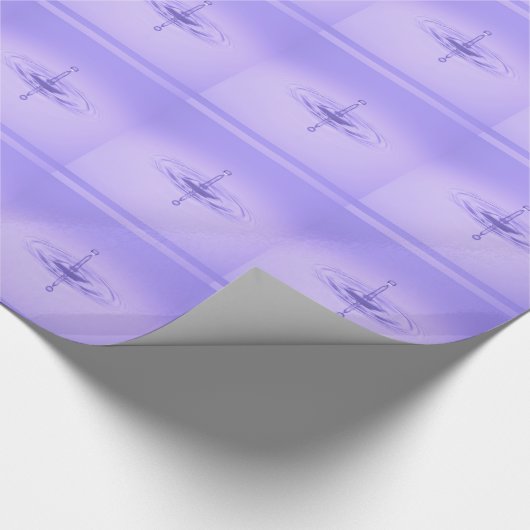 Lila Wasserfall Reflexion Limitlose Liebe des Ozea Geschenkpapier (Ecke)